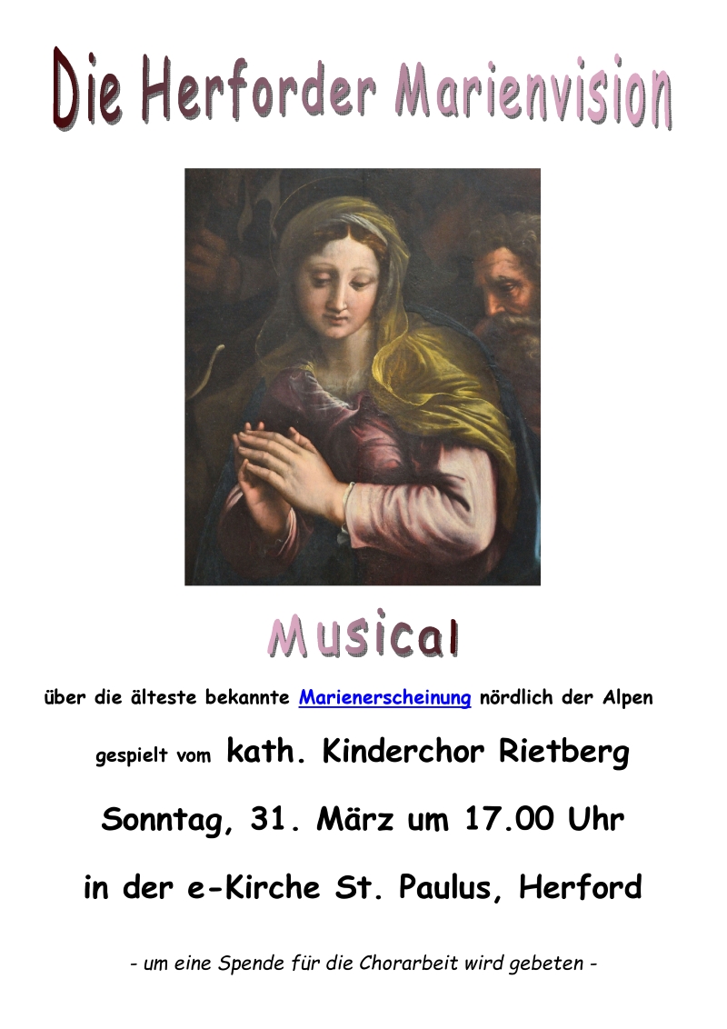 Die Herforder Marienvision - Musical